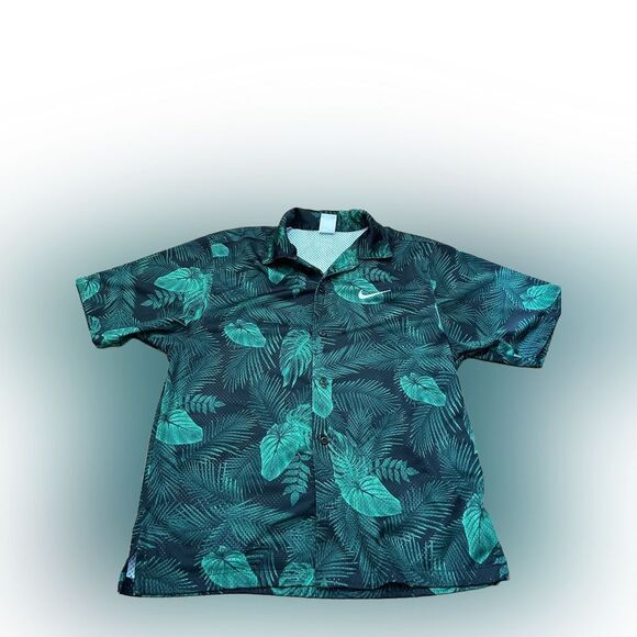 Rare Nike Dri-Fit Hawaiian Shirt NWOT - Picture 1 of 3